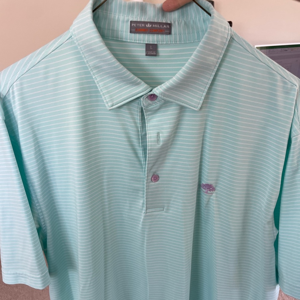 Peter Millar like new golf shirt